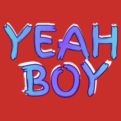 Yeah Boy - Biz Collection Kids Ice Tee - T10032P Design