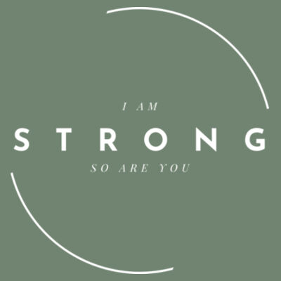 Strong - AS Colour Organic Infant Wee Tee Design