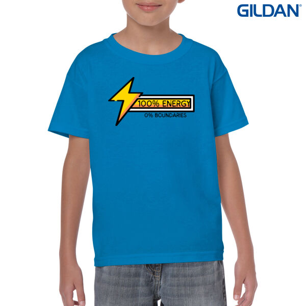 Zero Boundaries - Gildan Youth Heavy Cotton T-Shirt - 5000B Thumbnail
