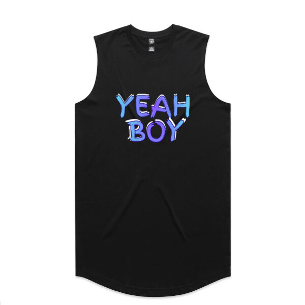 Yeah Boy - AS Colour Mens Staple Curve Tank - 5091 Thumbnail