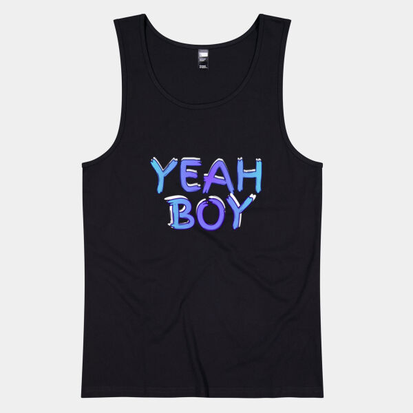 Yeah Boy - Thread Project Mens Summer Singlet - 1009 Thumbnail