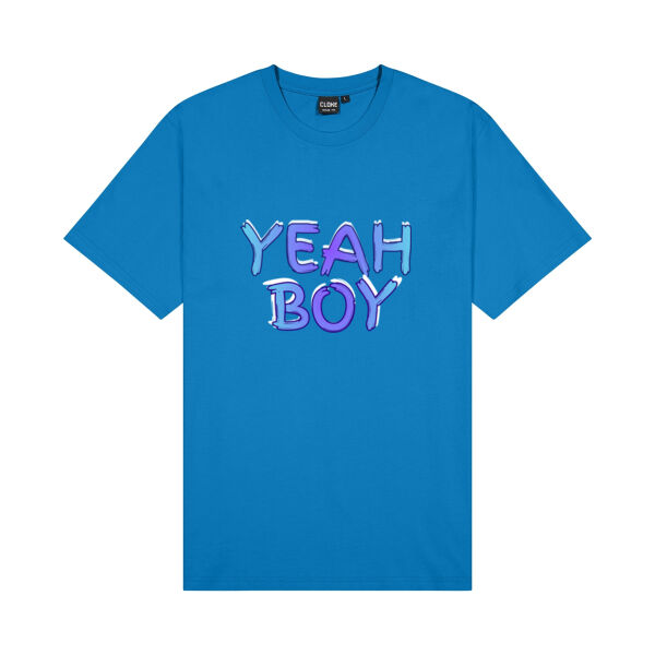 Yeah Boy - Cloke Mens Outline Tee - T101 Thumbnail