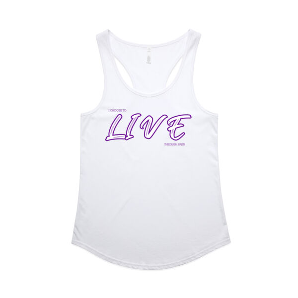 Live - AS Colour Womens Mali Racerback Singlet - 4013 Thumbnail