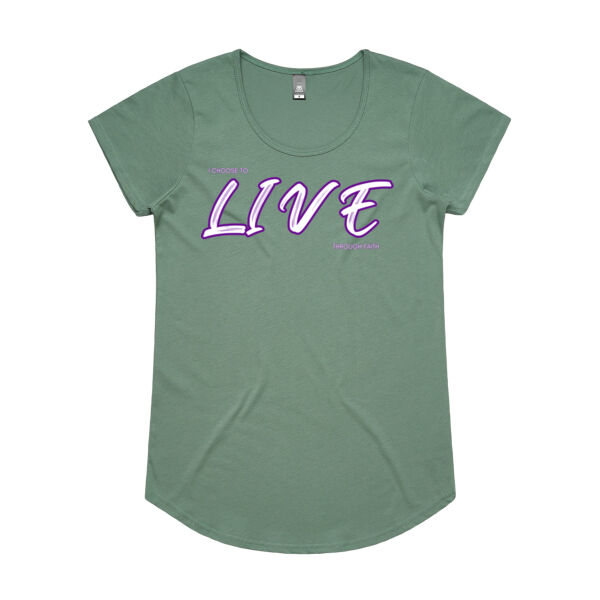 Live - AS Colour Womens Mali Tee - 4008 Thumbnail