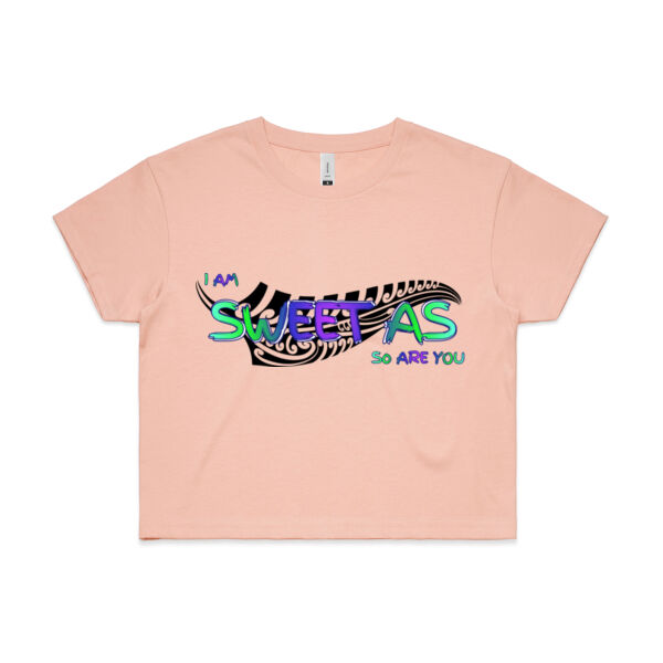 Sweet As - AS Colour Womens Crop Tee - 4062 Thumbnail