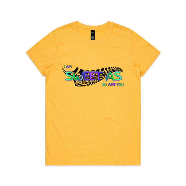 Sweet As - AS Colour Womens Maple Tee - 4001 Thumbnail