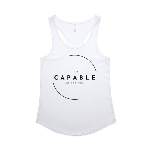 Capable - AS Colour Womens Mali Racerback Singlet Thumbnail