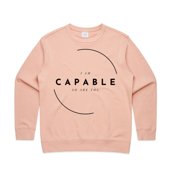 Capable - AS Colour Womens Premium Crew Thumbnail